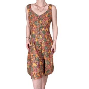 Vintage 80s Banana Republic Batik Print